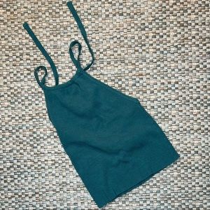 Teal Halter Top